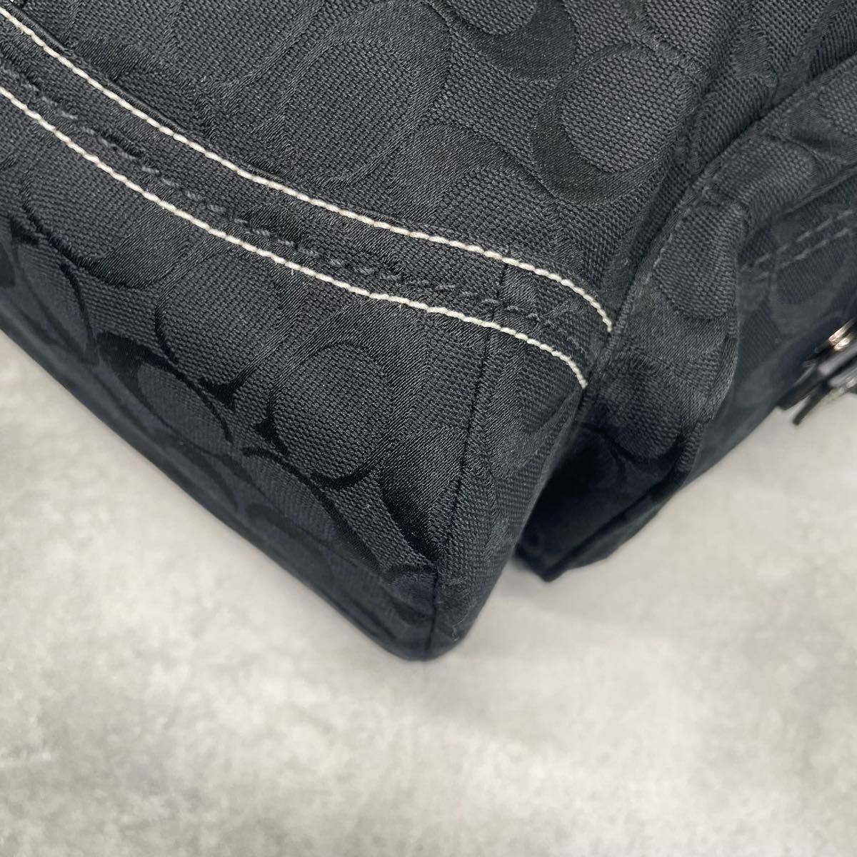美品】COACH コーチ トートバッグ キャンバス×レザー 肩掛け SOHO