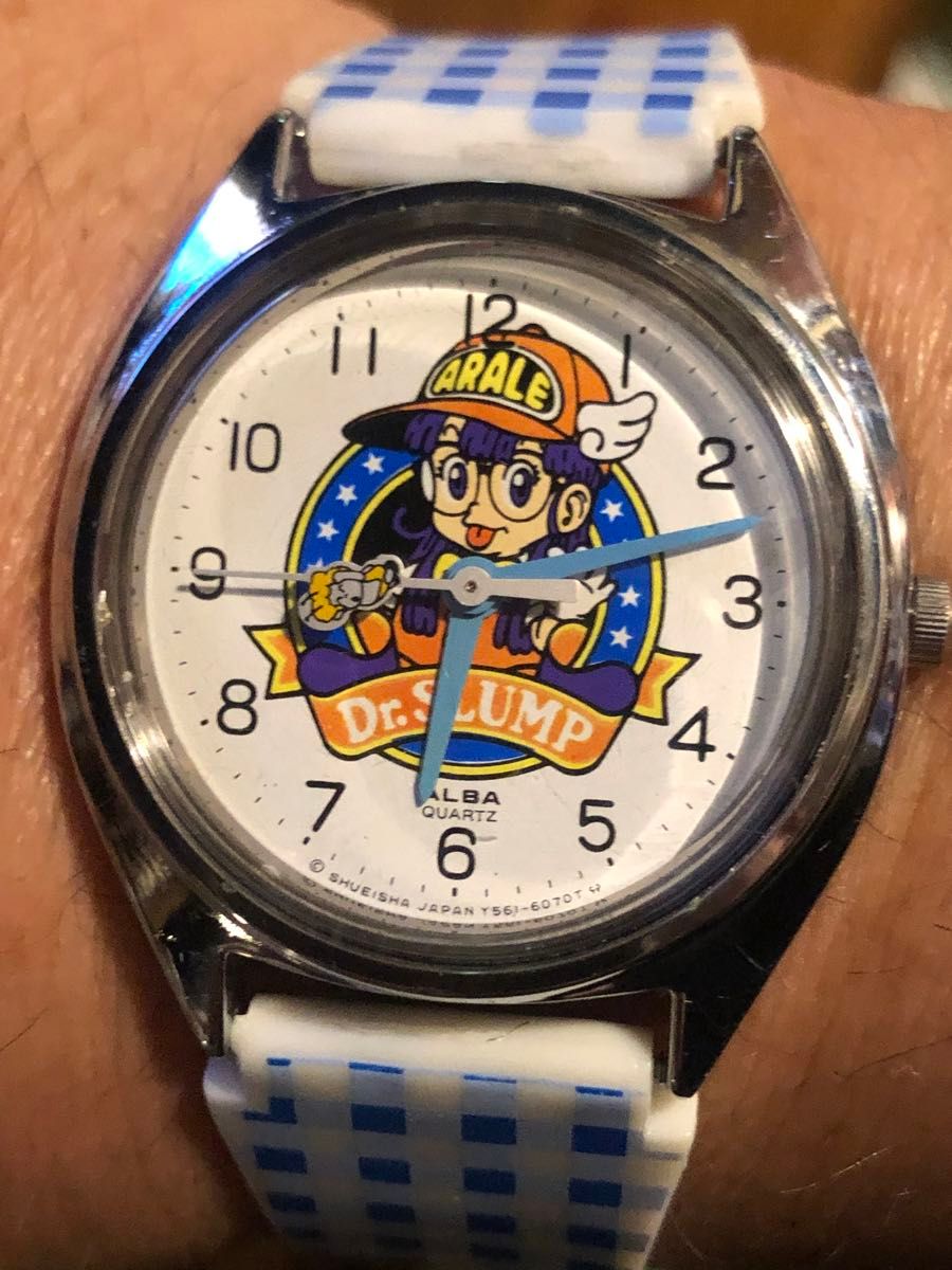美品稼動レア Dr スランプ アラレちゃん SEIKO ALBA クォーツ