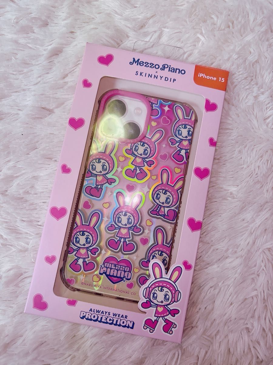 メゾピアノ iPhone15ケース SKINNYDIP スキニーディップ mezzopiano
