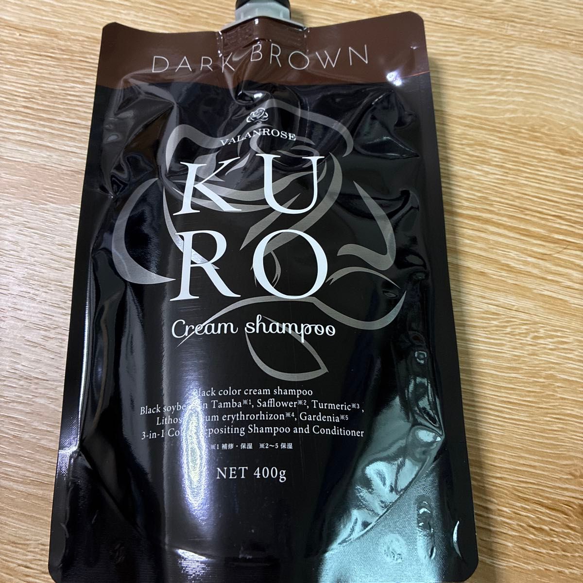 VALANROSE KURO クリームシャンプー ダークブラウン 400g｜Yahoo