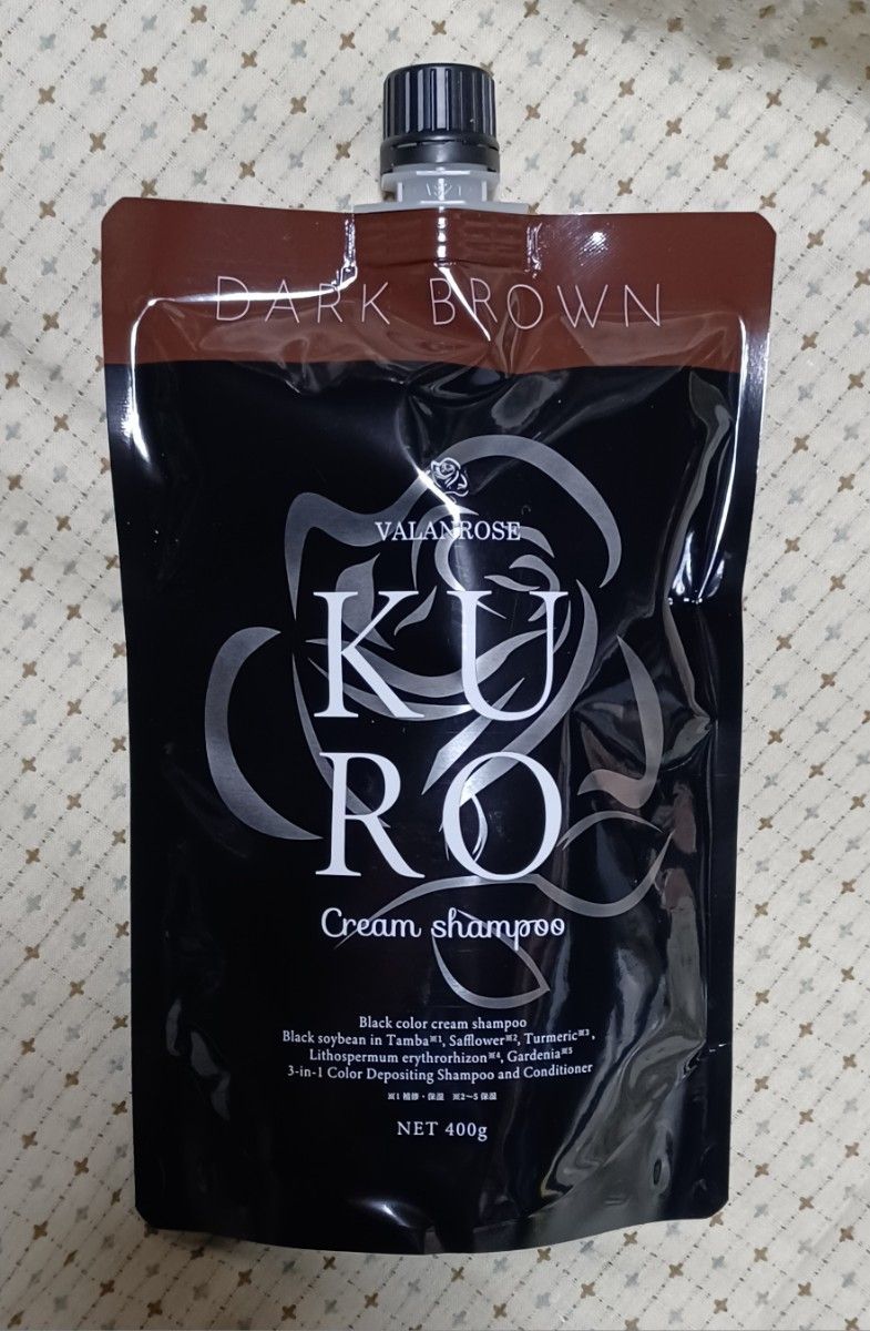 VALANROSE KURO クリームシャンプー ダークブラウン 未使用｜Yahoo