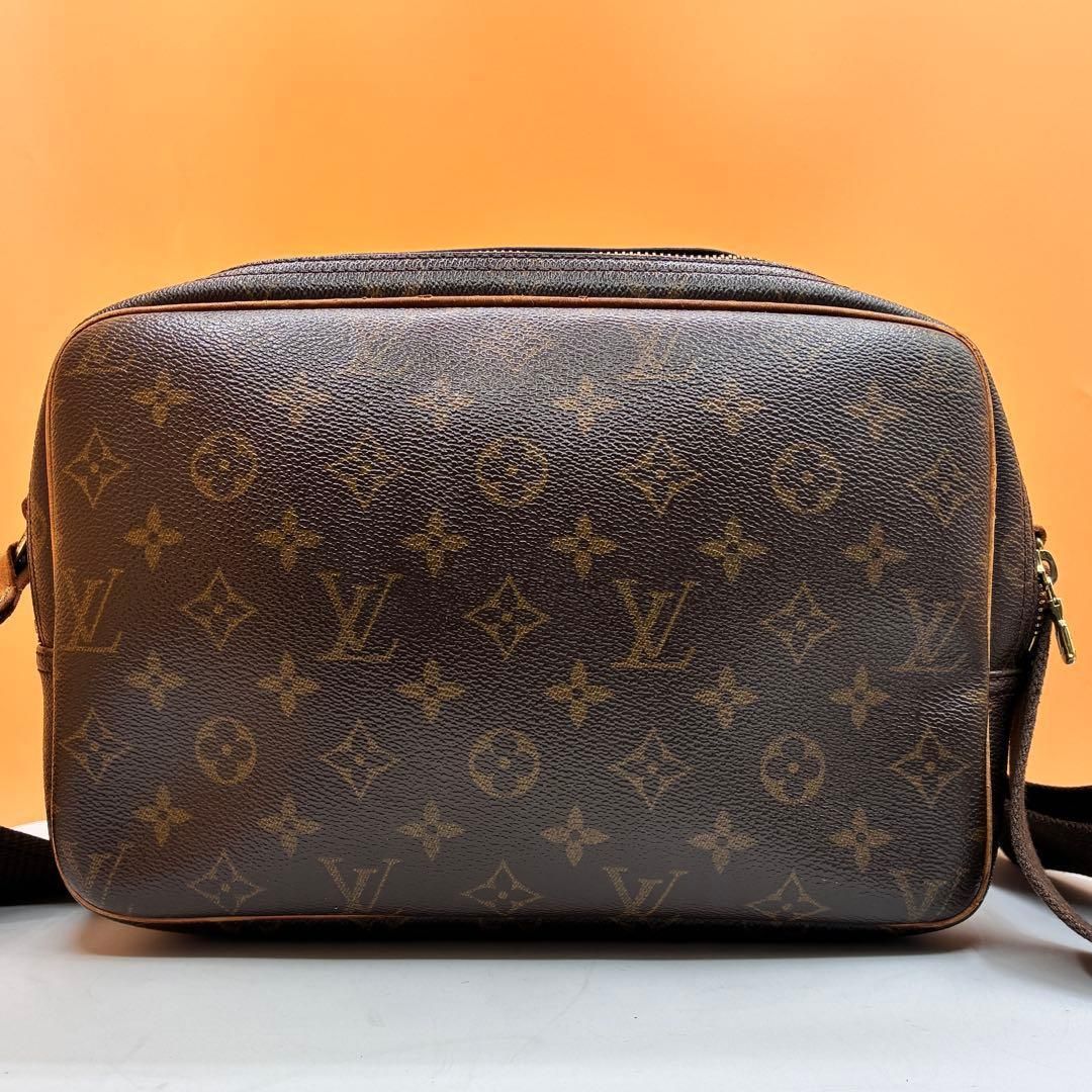 美品】 LOUIS VUITTON ルイヴィトン モノグラム リポーターPM