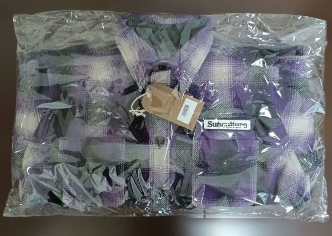 SUBCULTURE OMBRE CHECK JACKET / PURPLE｜Yahoo!フリマ（旧PayPayフリマ）