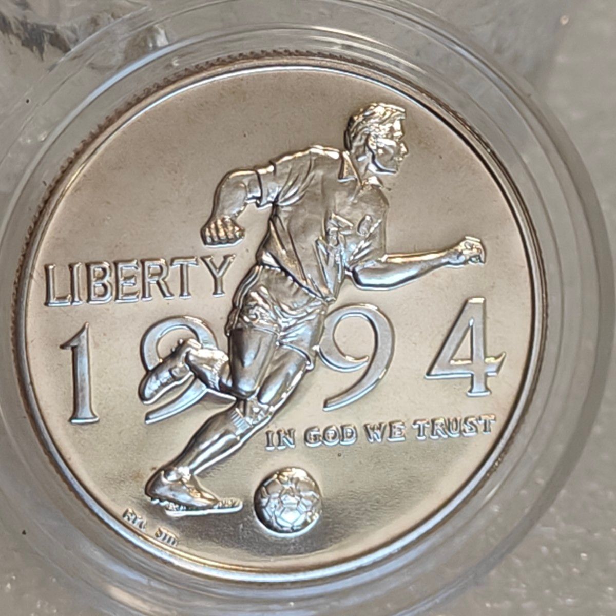美品 1994 FIFAワールドカップ 50セント コイン メダル ハーフダラー