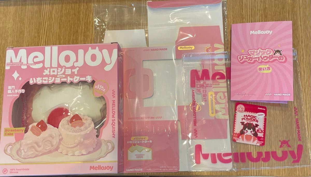 メロジョイ いちごショートケーキ mellojoy スライス スクイーズ