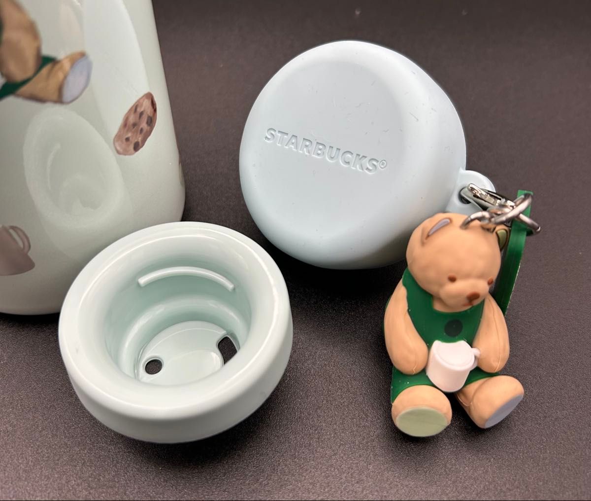 底値 未使用【スタバ ジェラピケ ステンレスボトル 】ミントグリーン