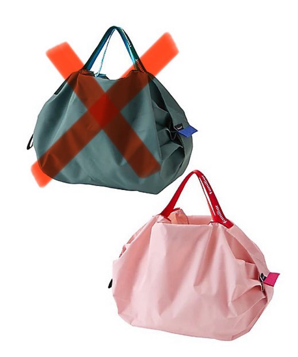 美品 familiar ファミリア シュパット エコバッグ S ピンク色 希少