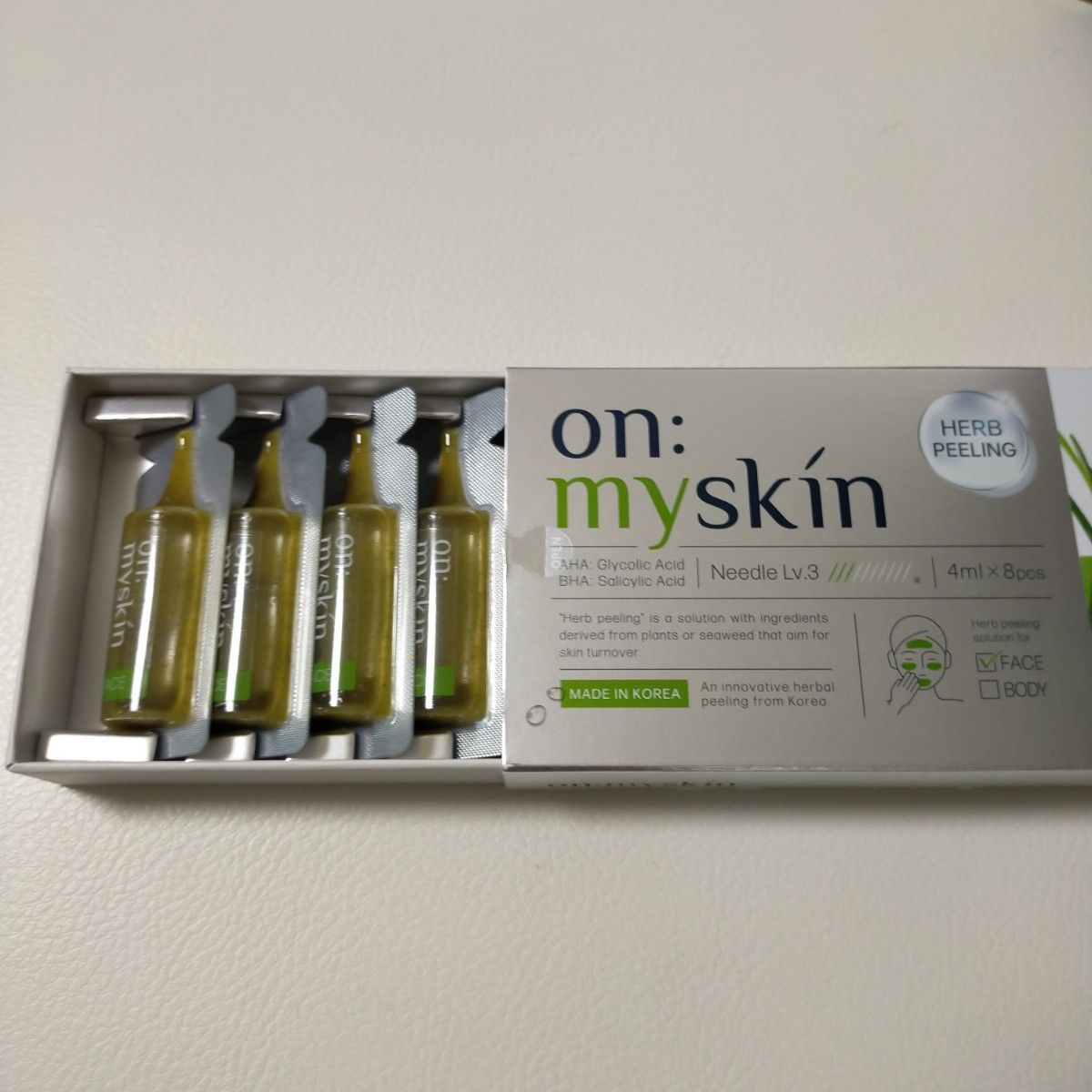 on myskin オンマイスキン ハーブピーリング フェイス用 4個｜Yahoo