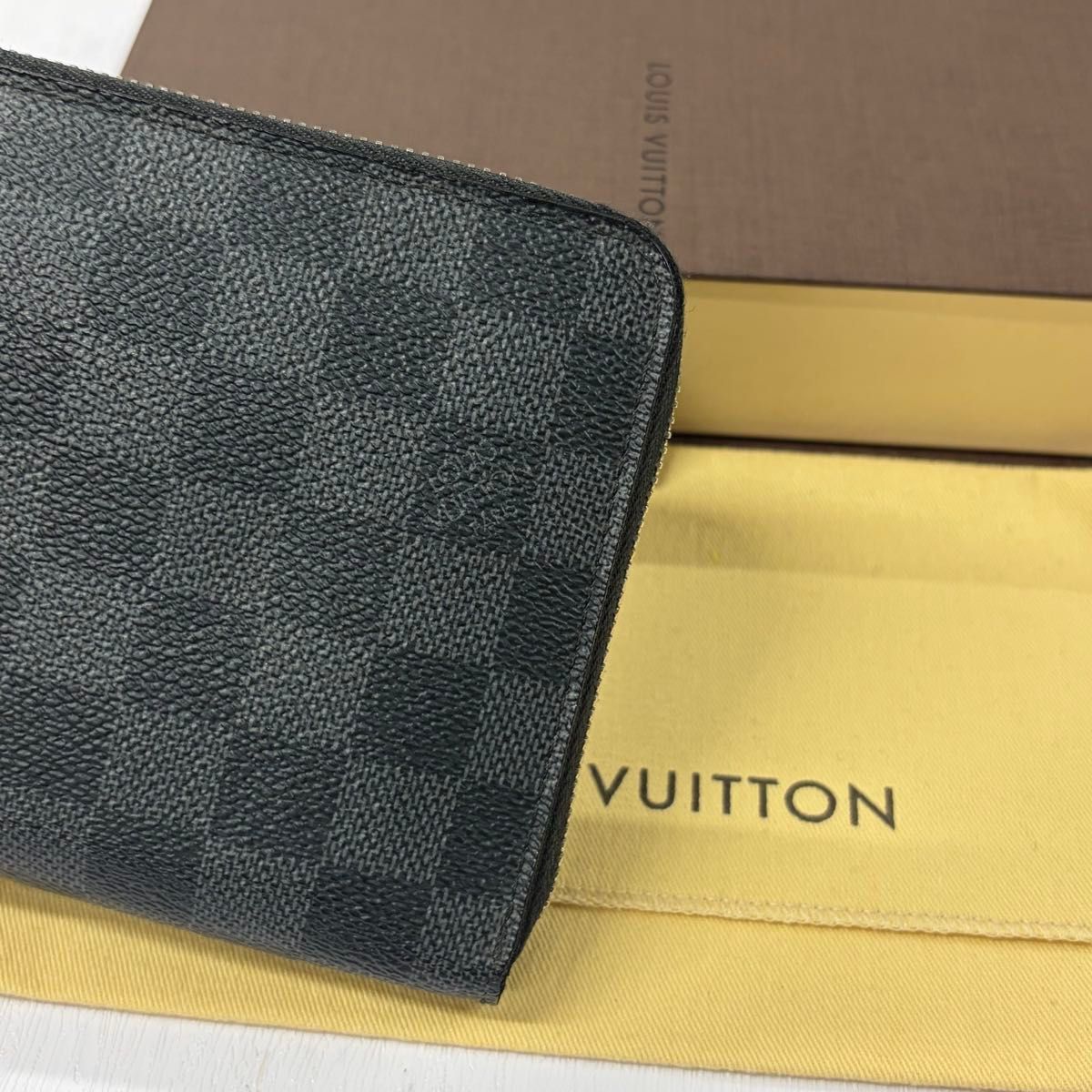 新品同様 ルイヴィトン LOUIS VUITTON ダミエ グラフィット 財布 長