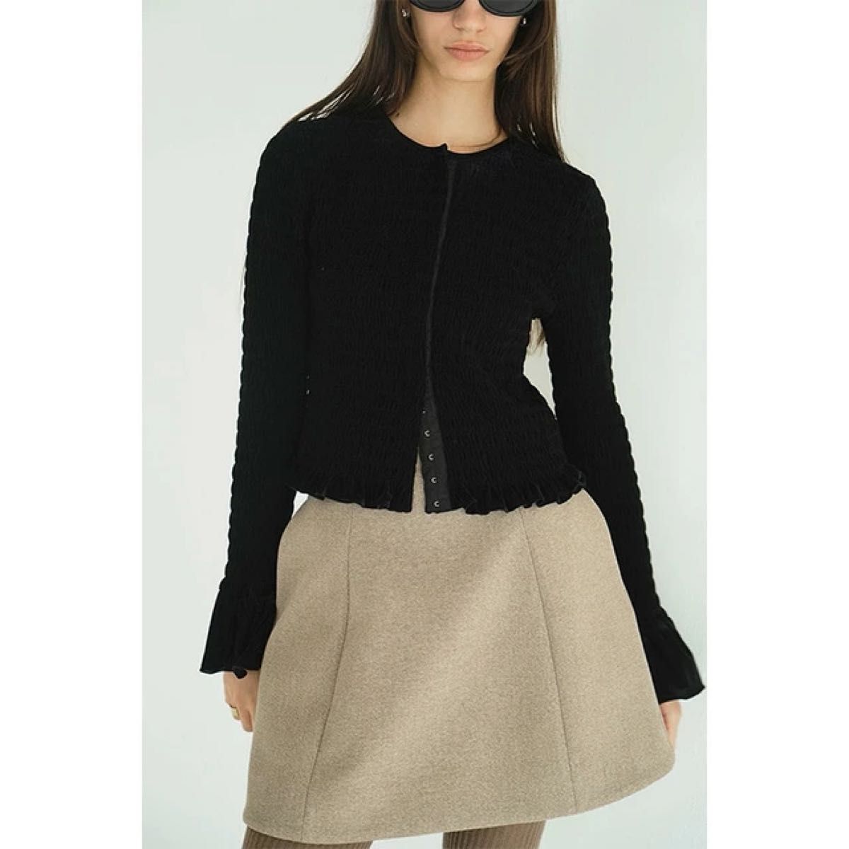 CLANE クラネ SHIRRING DESIGN BLOUSE｜Yahoo!フリマ（旧PayPayフリマ）