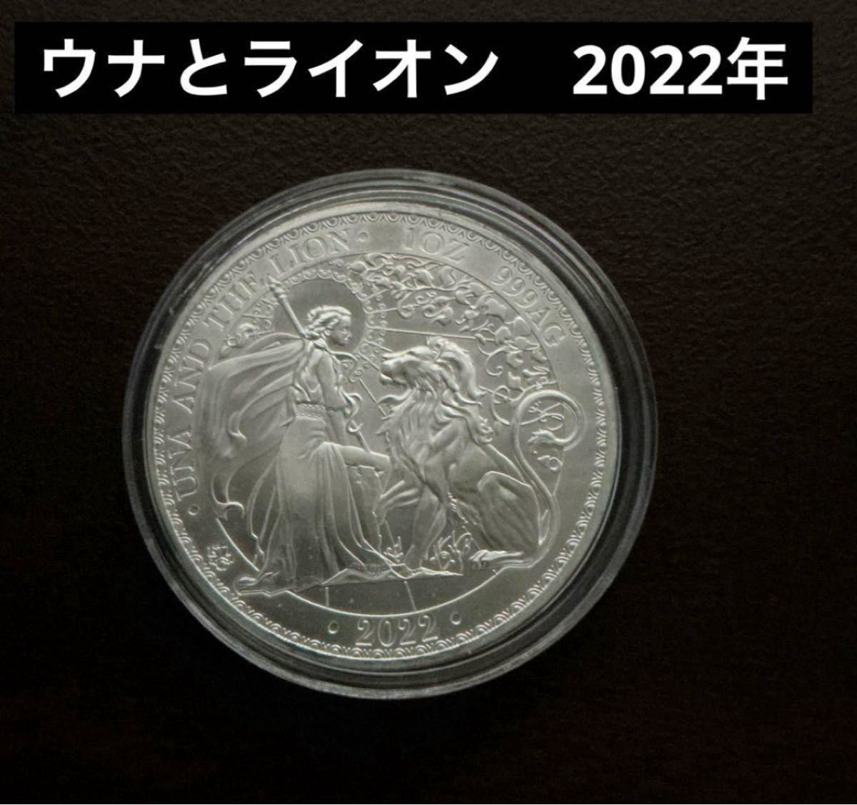最高傑作デザイン】2022年 セントヘレナ ウナとライオン 1オンス 999