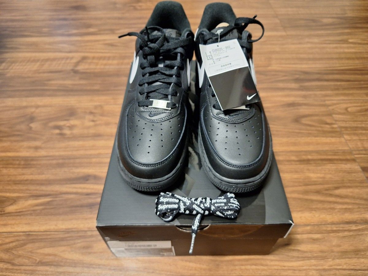Supreme × Nike Air Force 1 Low SP 黒×白 27 5cm 新品未使用｜Yahoo