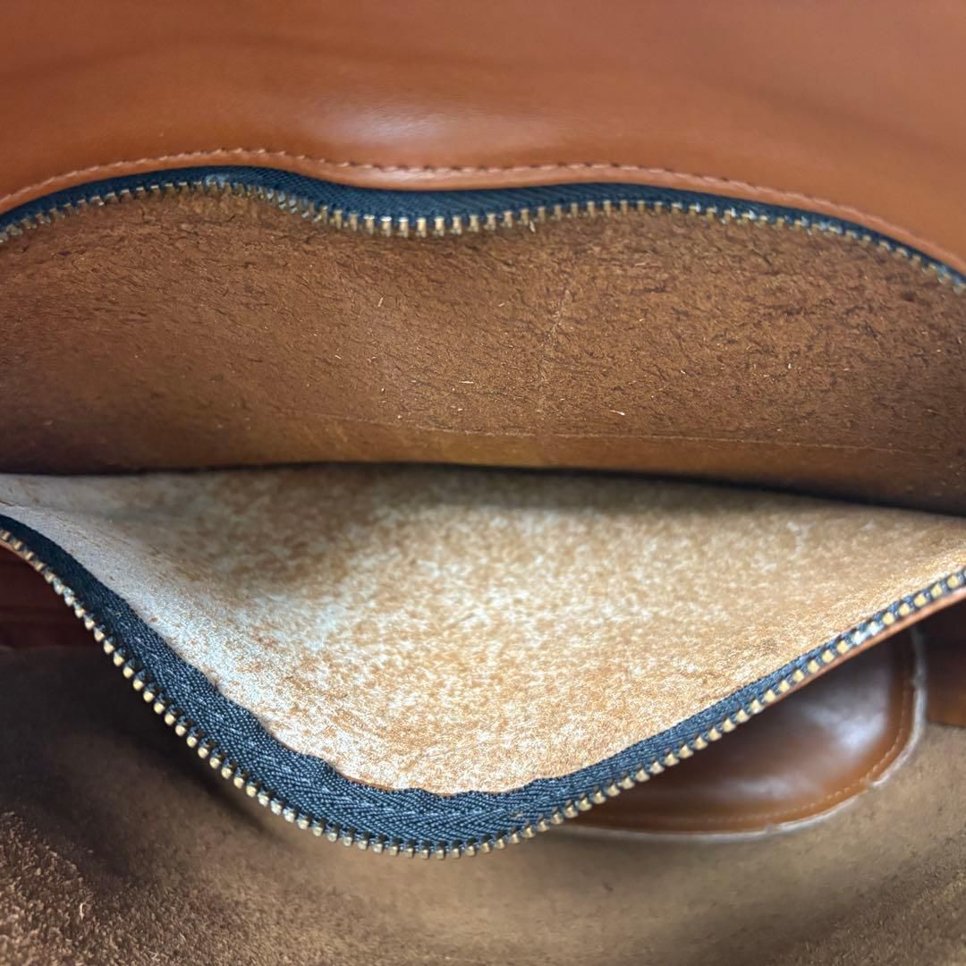 オールドコーチ ノッティンガム ブラウン ターンロック ショルダー