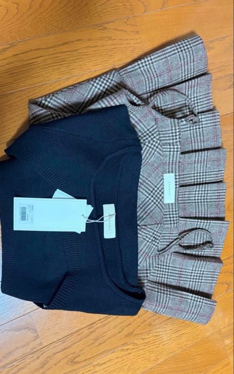 ANDMARY Selena check mini dress brown｜Yahoo!フリマ（旧PayPayフリマ）
