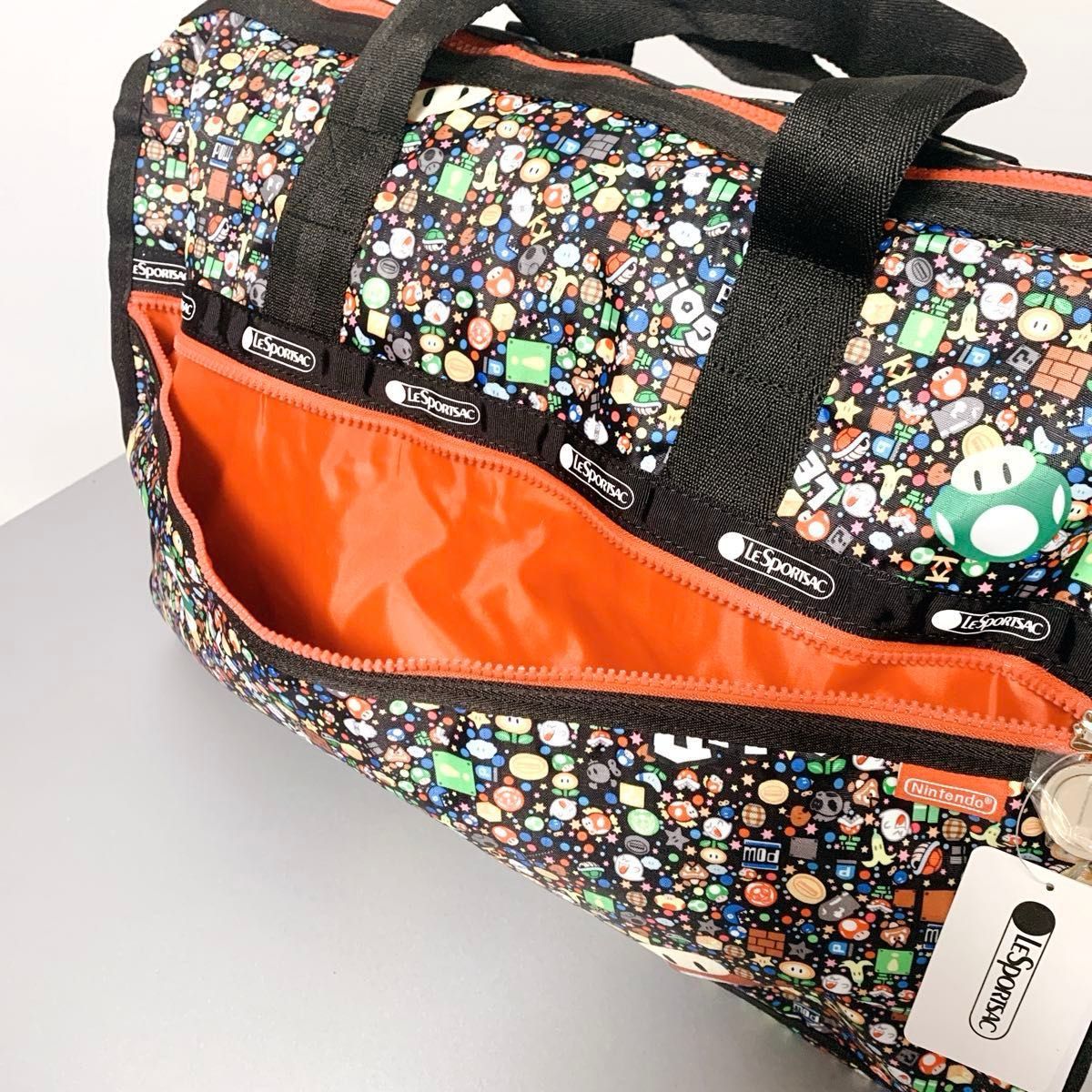 新品タグ付 鍵付(ダイヤル式) LeSportsac レスポートサック×スーパー