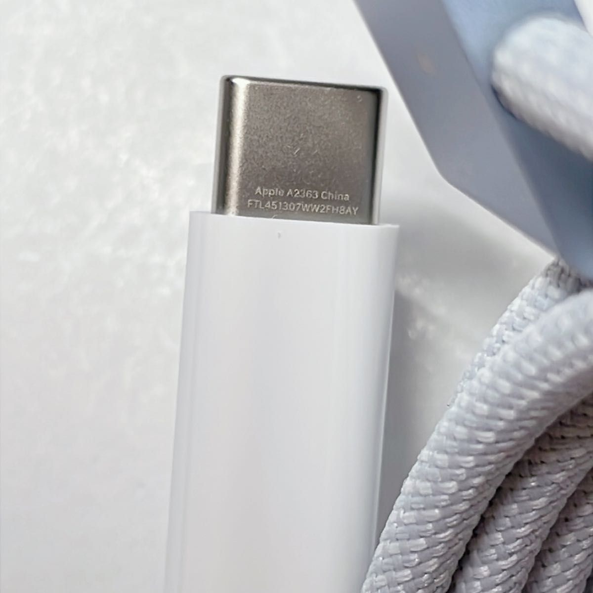 Apple純正 USB-C - MagSafe 3ケーブル（2m）- スカイブルー｜Yahoo