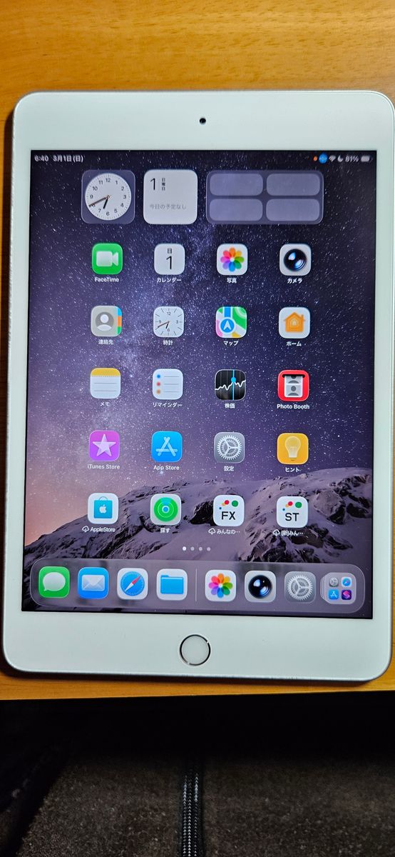Apple iPad mini 5（第5世代 2019年）シルバー wifi 64GB バッテリー