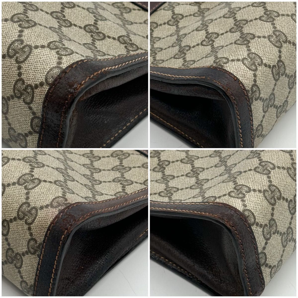 オールドグッチ GUCCI クラッチバッグ セカンドバッグ シェリーライン