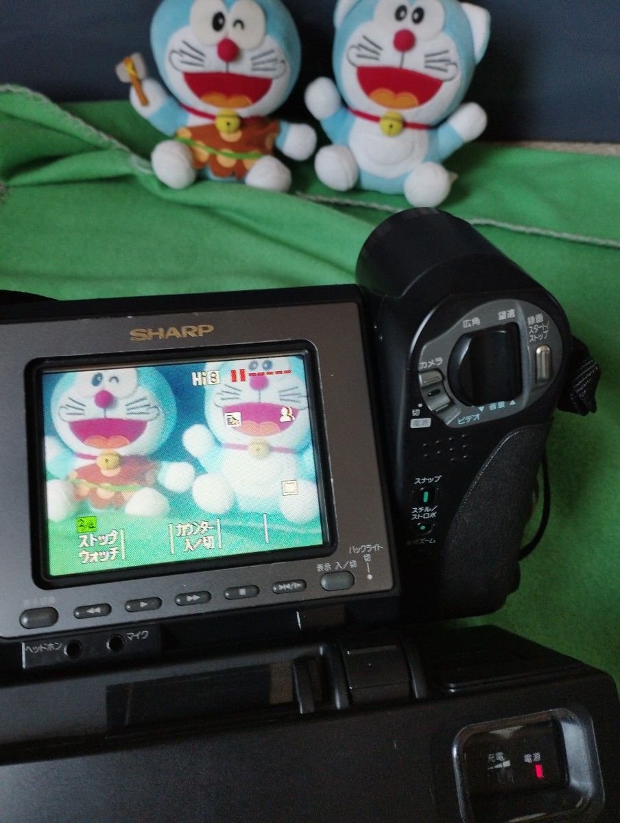 すぐにダビングできる シャープ Hi8 8ミリビデオカメラ VL-HL50 動作