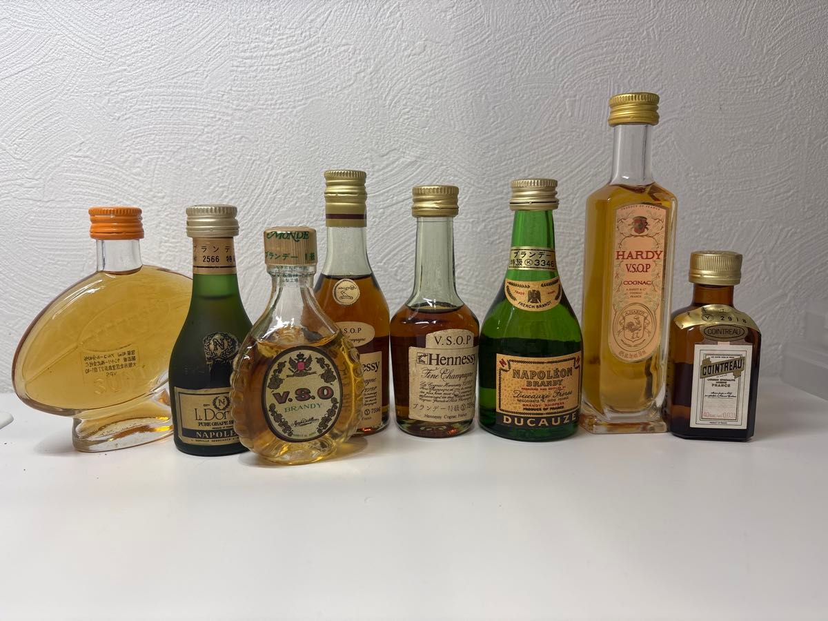 ミニボトル 古酒 8本セット ブランデー リキュール まとめ売り セール