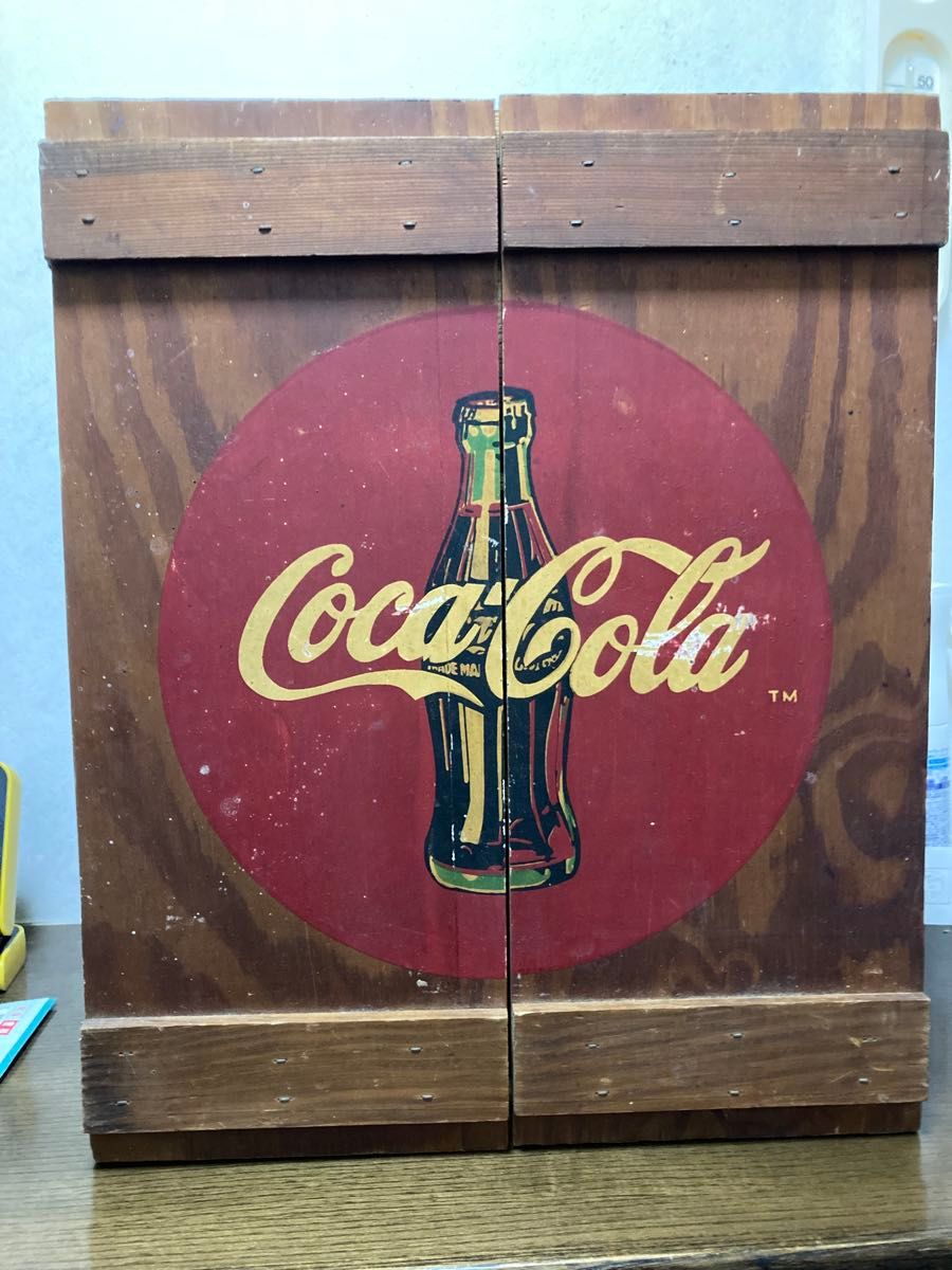 コカコーラ Coca-Cola 木製 ボックス ケース レトロ アンティーク