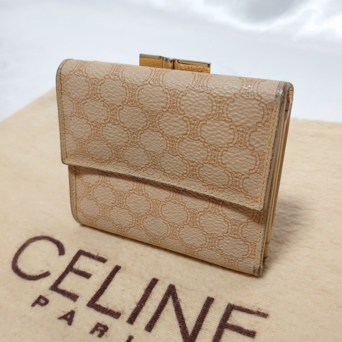 CELINE マカダム柄 二つ折り財布｜Yahoo!フリマ（旧PayPayフリマ）