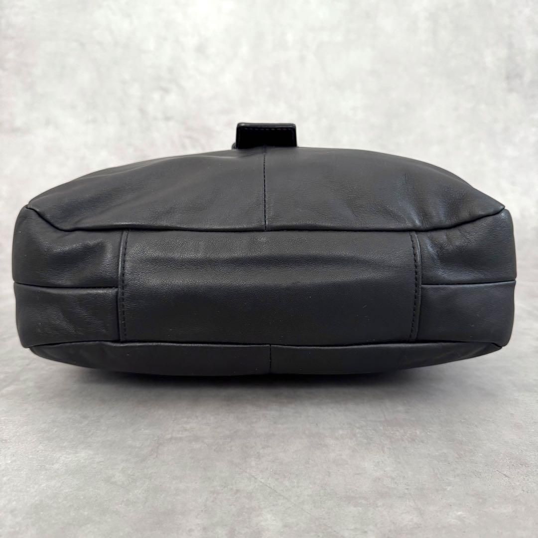 COACH SOHO HOBO Leather Bag Black Y2K コーチ ソーホー ホーボー