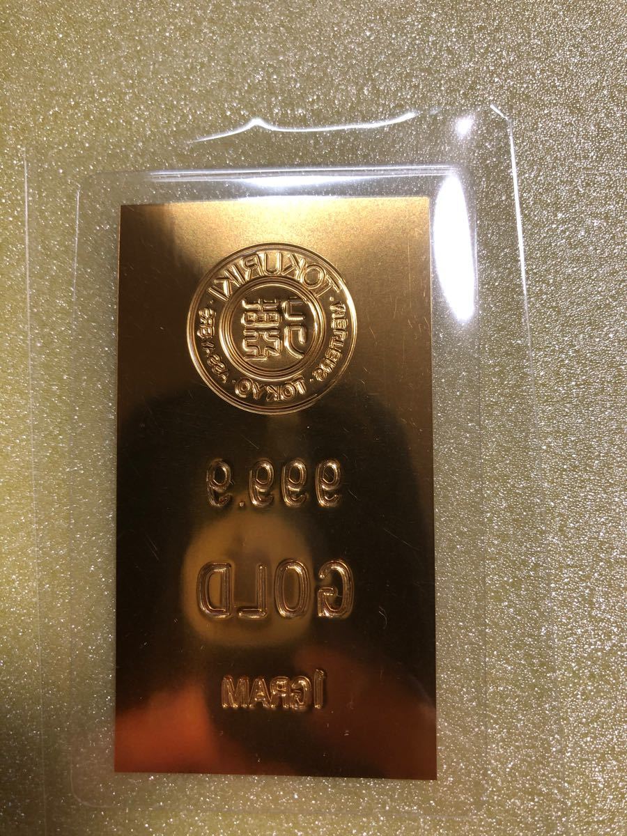 徳力本店 純金カード 1g ゴールドバー 24金 インゴット 金地金｜Yahoo