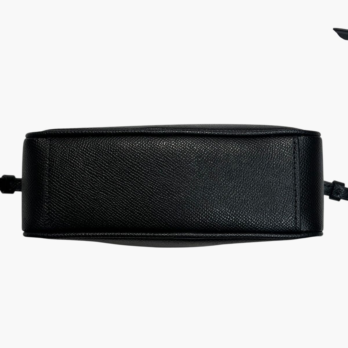 極美品 FURLA フルラ LILLI リリー レザー ミニショルダーバッグ 黒