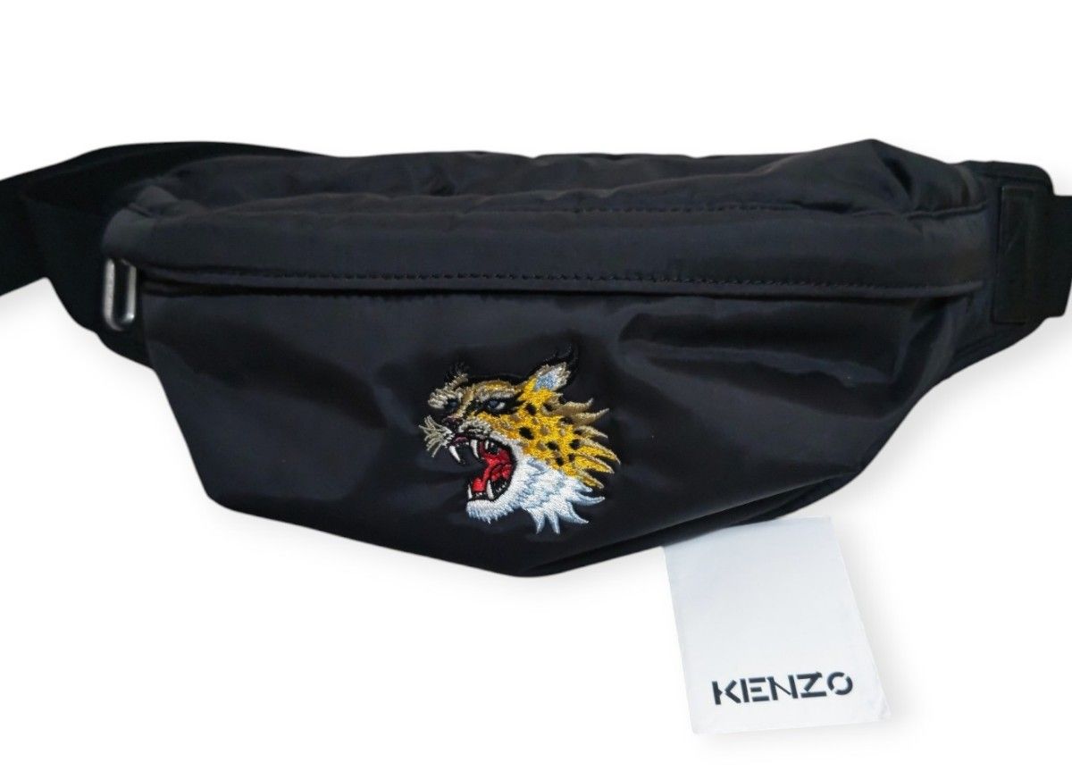 KENZO ケンゾー タイガー ウエストポーチ ボディバッグ ブラック 山本