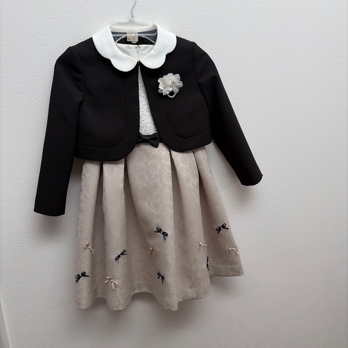 petit main フォーマルワンピース ジャケットセット 卒園式 入学式