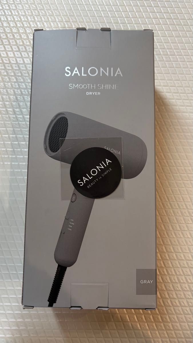 新品未使用品 サロニア スムースシャインドライヤー グレー｜Yahoo