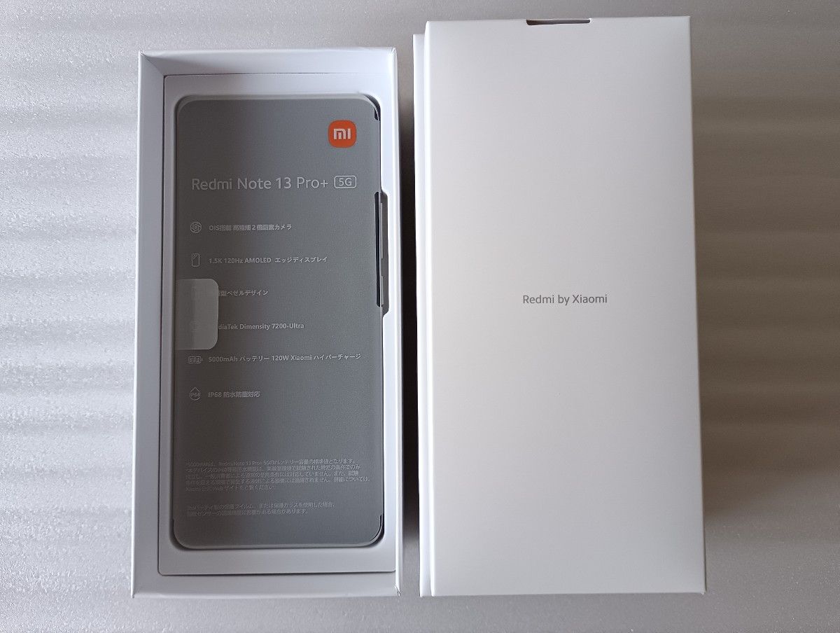 ほぼ未使用 Xiaomi Redmi Note 13 Pro+ 5G ホワイト 8GB 256GB 国内版