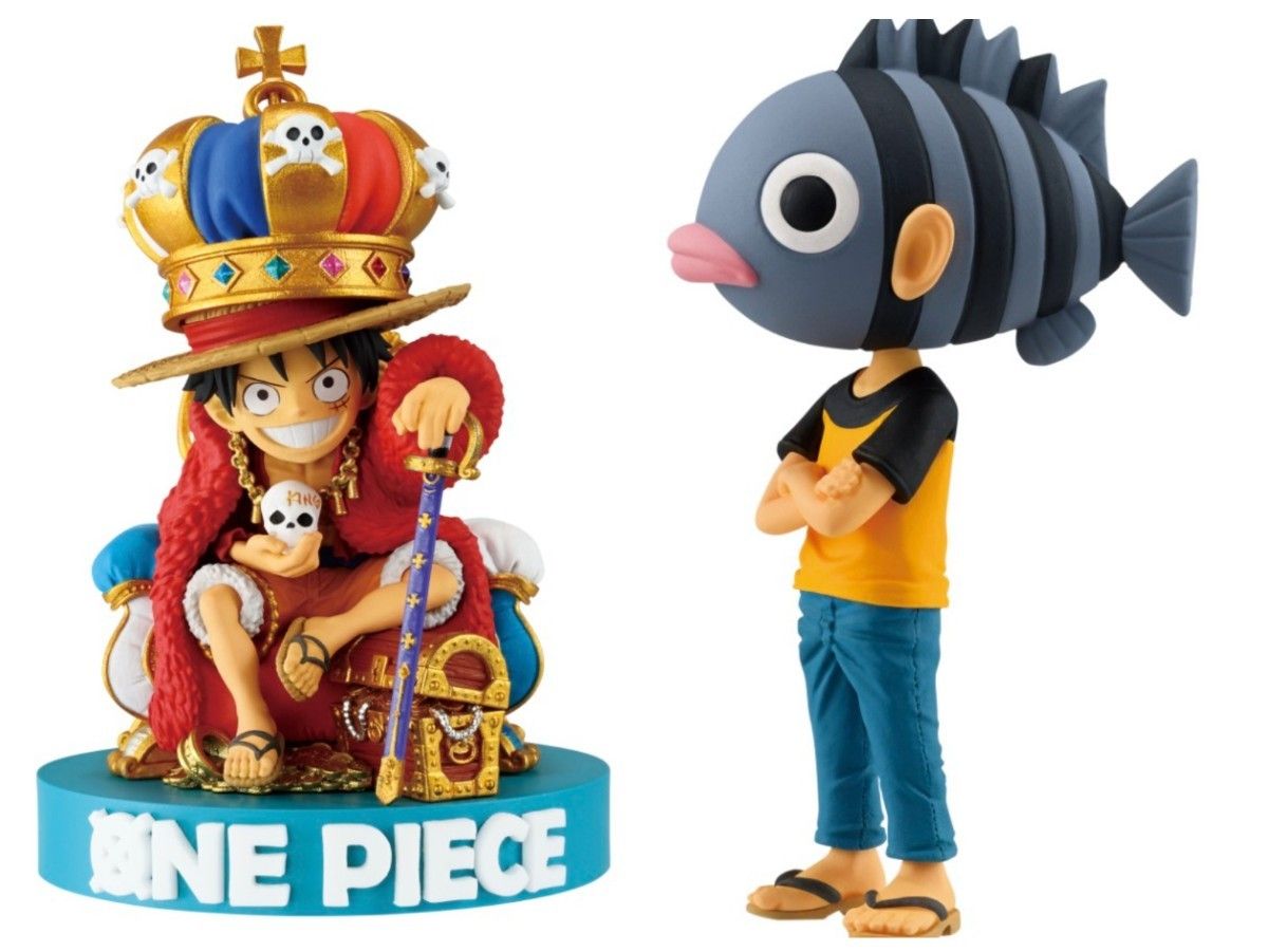 新品 2種×2 ONE PIECE ワールドコレクタブルフィギュア ONE PIECE BASE