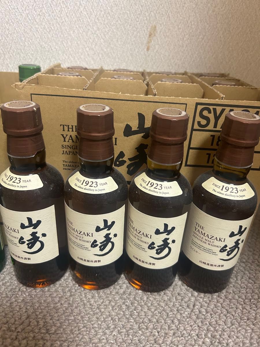 サントリー 白州 山崎 ミニボトル 180ml 計12+12本セット 共24本