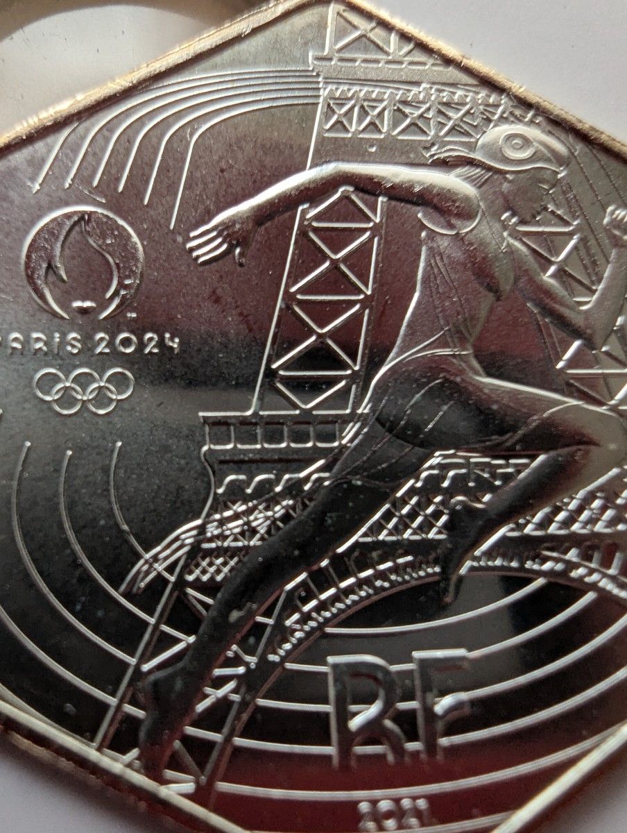 フランス 銀貨 10 ユーロ パリオリンピック 2枚セットになります