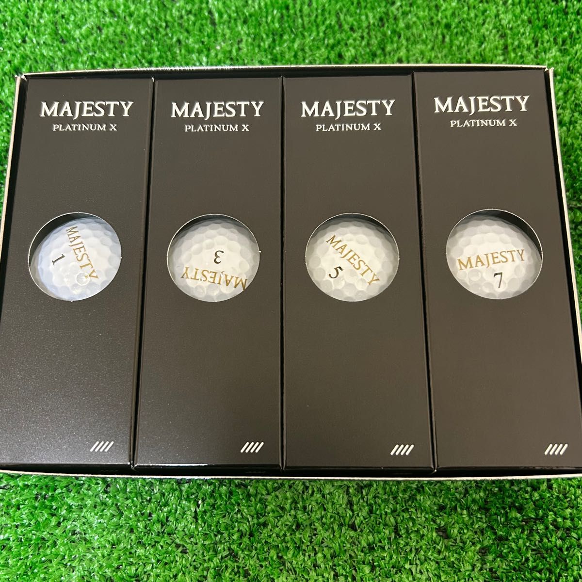 未使用】MAJESTY PLATINUM X ゴルフボール 1ダース（12個入り）｜Yahoo