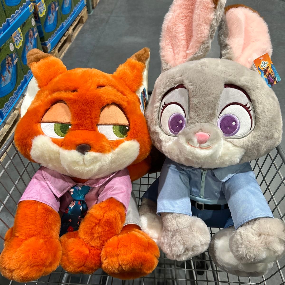 新品 タグ付き コストコ限定 ズートピア2 ニック ジュディ｜Yahoo