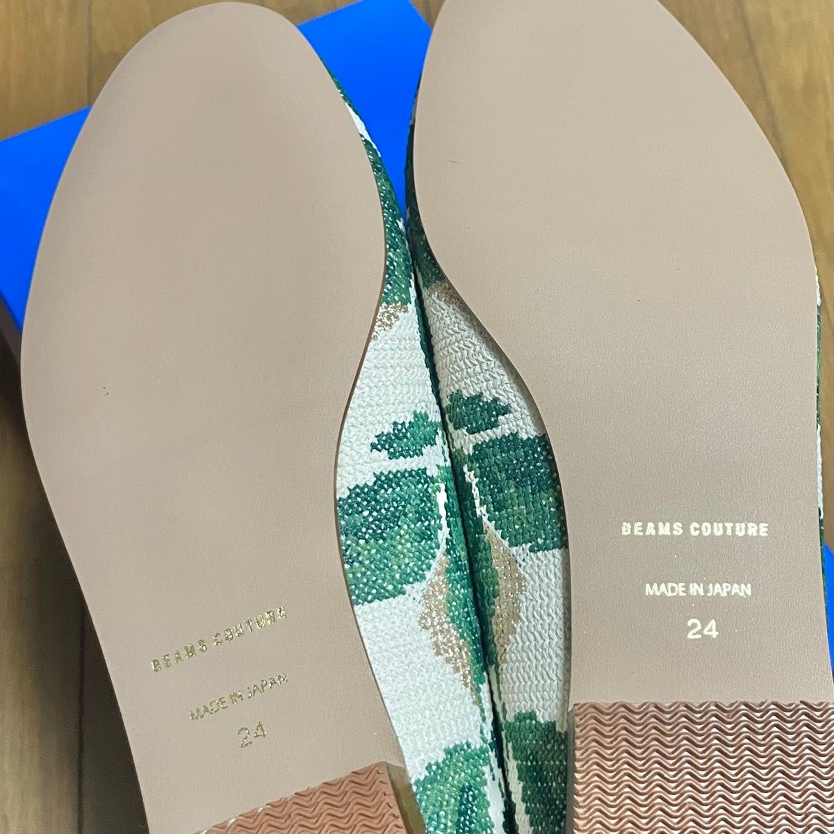 BEAMS COUTURE RURU MARY'S 刺繍オペラシューズ 24cm｜Yahoo!フリマ