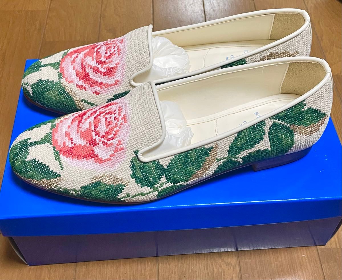 BEAMS COUTURE RURU MARY'S 刺繍オペラシューズ 24cm｜Yahoo!フリマ