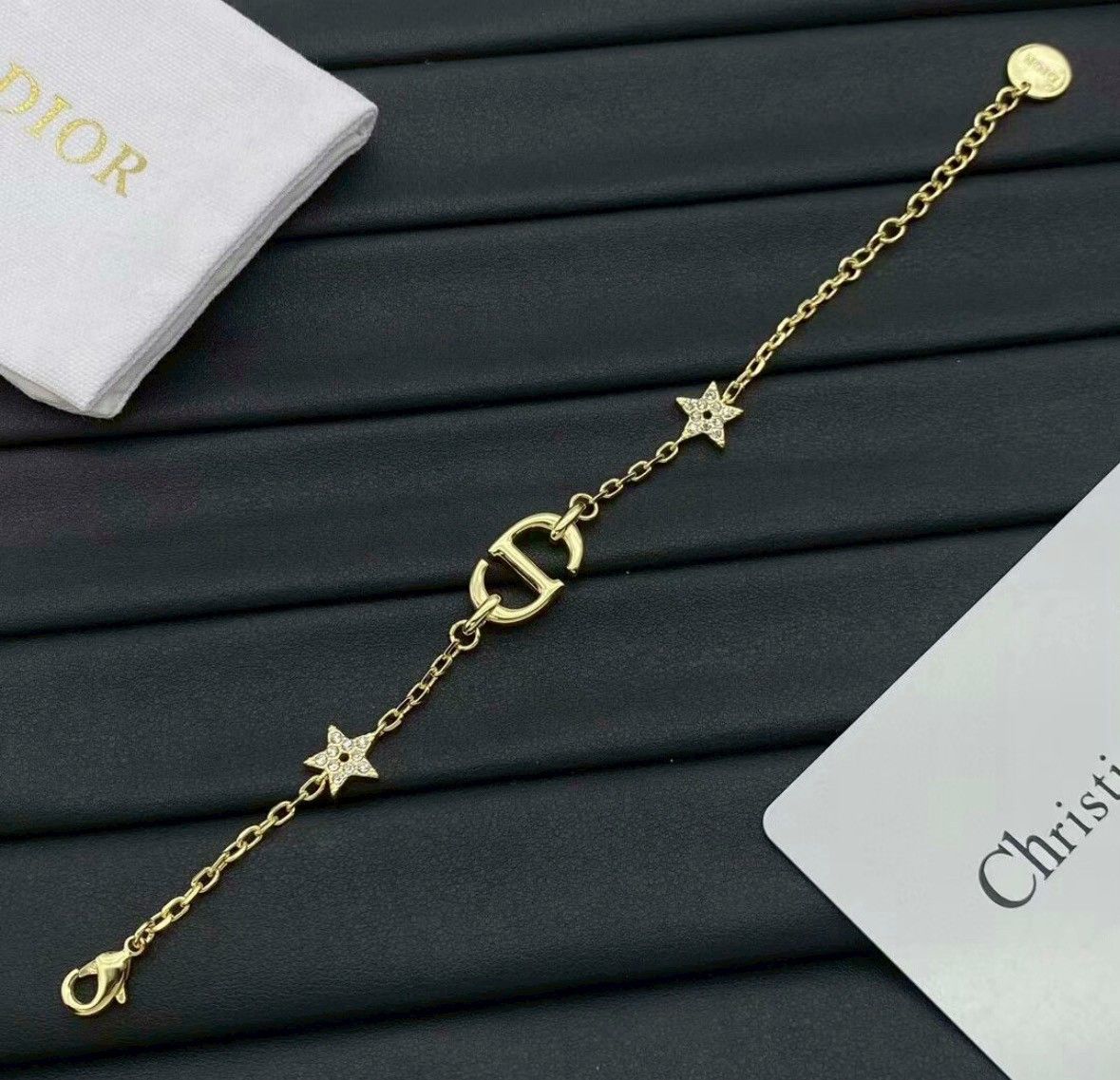 Dior CDロゴ スターモチーフ ブレスレット ゴールド｜Yahoo!フリマ（旧