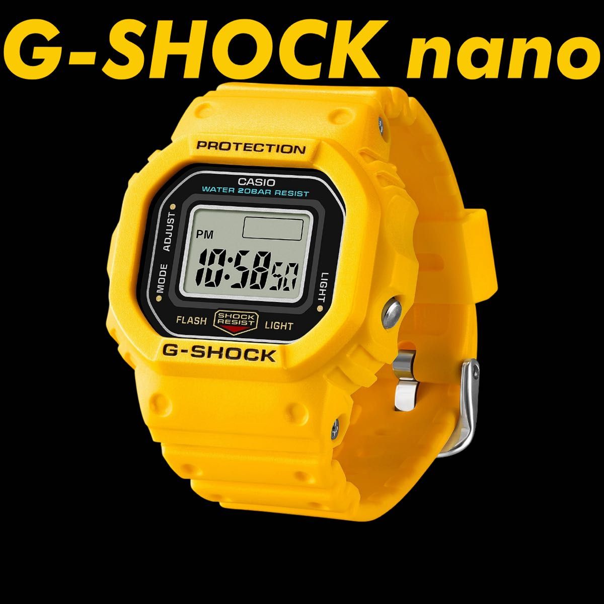 CASIO G-SHOCK nano DWN-5600-9JR イエロー 新品｜Yahoo!フリマ（旧