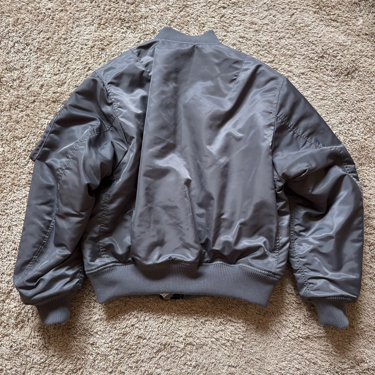 BELVET】 Camo Reversible MA-1 Jacket グレー系 Mサイズ｜Yahoo
