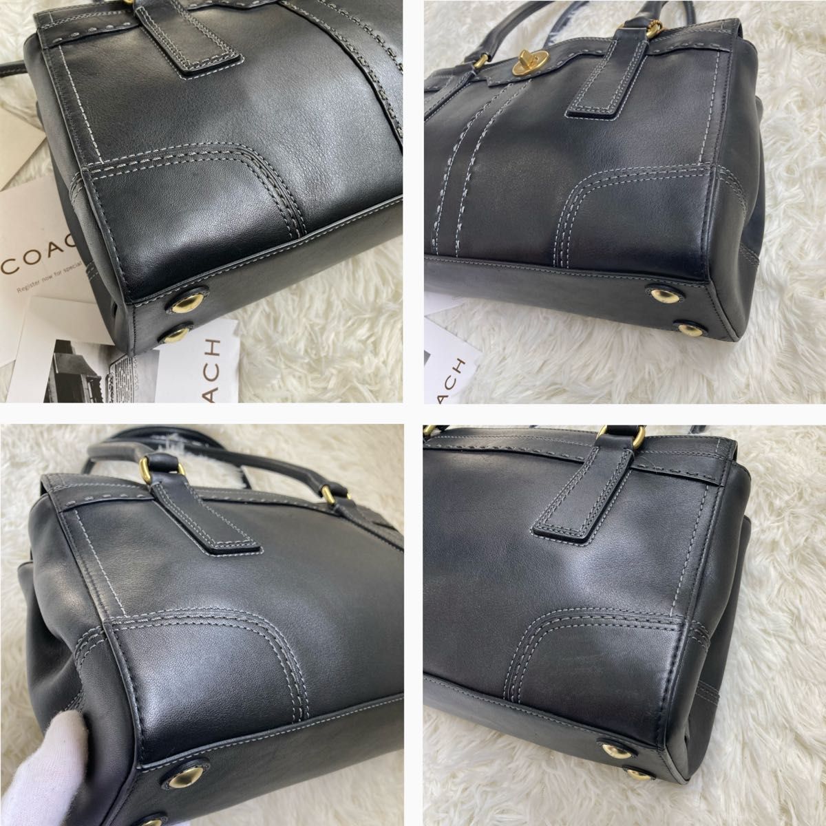 vintage coach old archive y2k ミニボストン 黒｜Yahoo!フリマ（旧