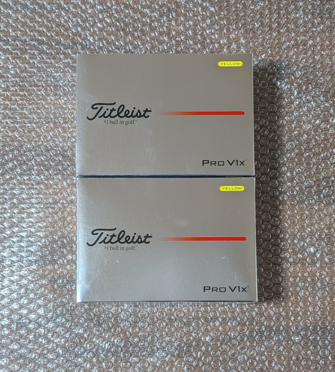 新品 タイトリスト PRO V1X イエロー 2025年モデル 2ダース｜Yahoo