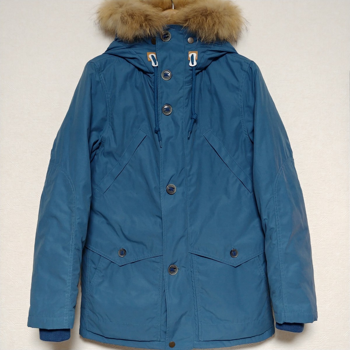 The DUFFER of ST GEORGE アラスカダウン ジャケット ブルー Sサイズ