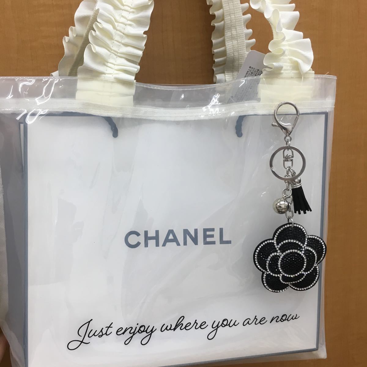 クリアバッグ シャネルショップ袋付き CHANELショッパー ビニール