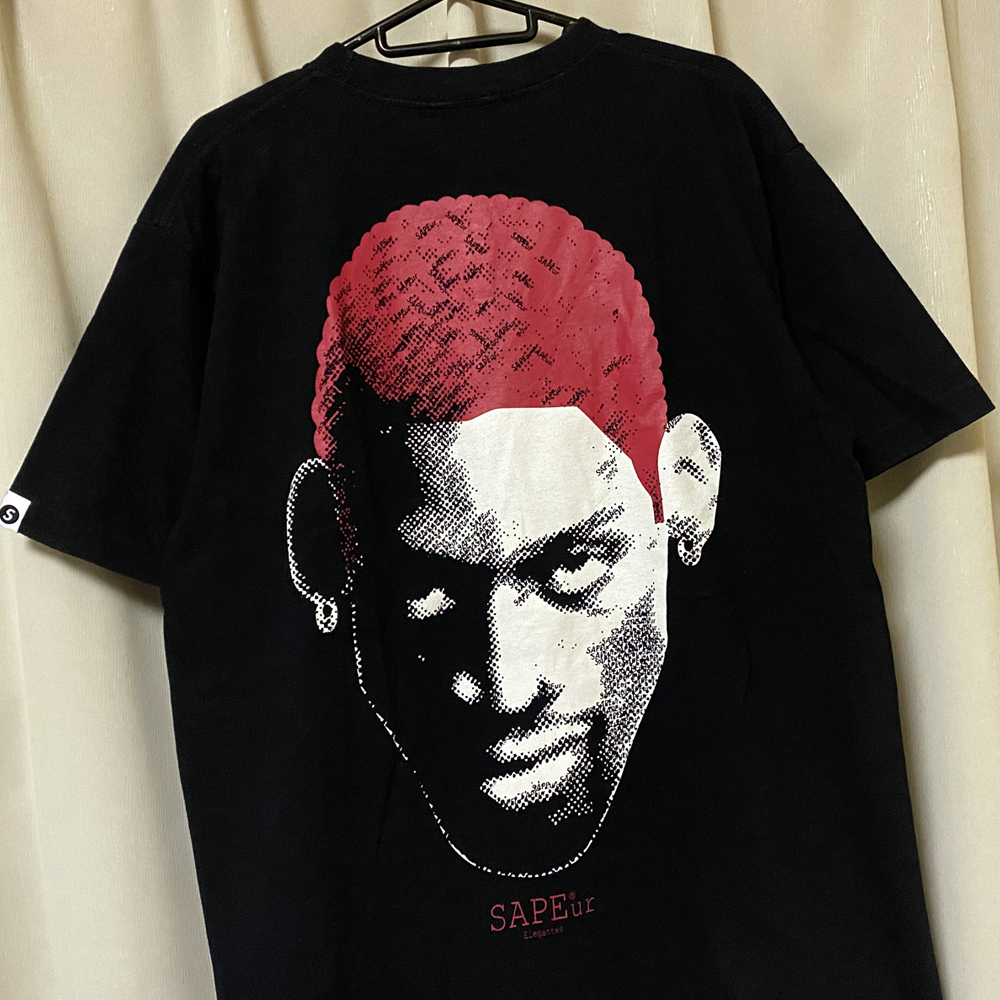 Yahoo!オークション - SAPEur サプール デニス ロッドマン Tシャツ 黒