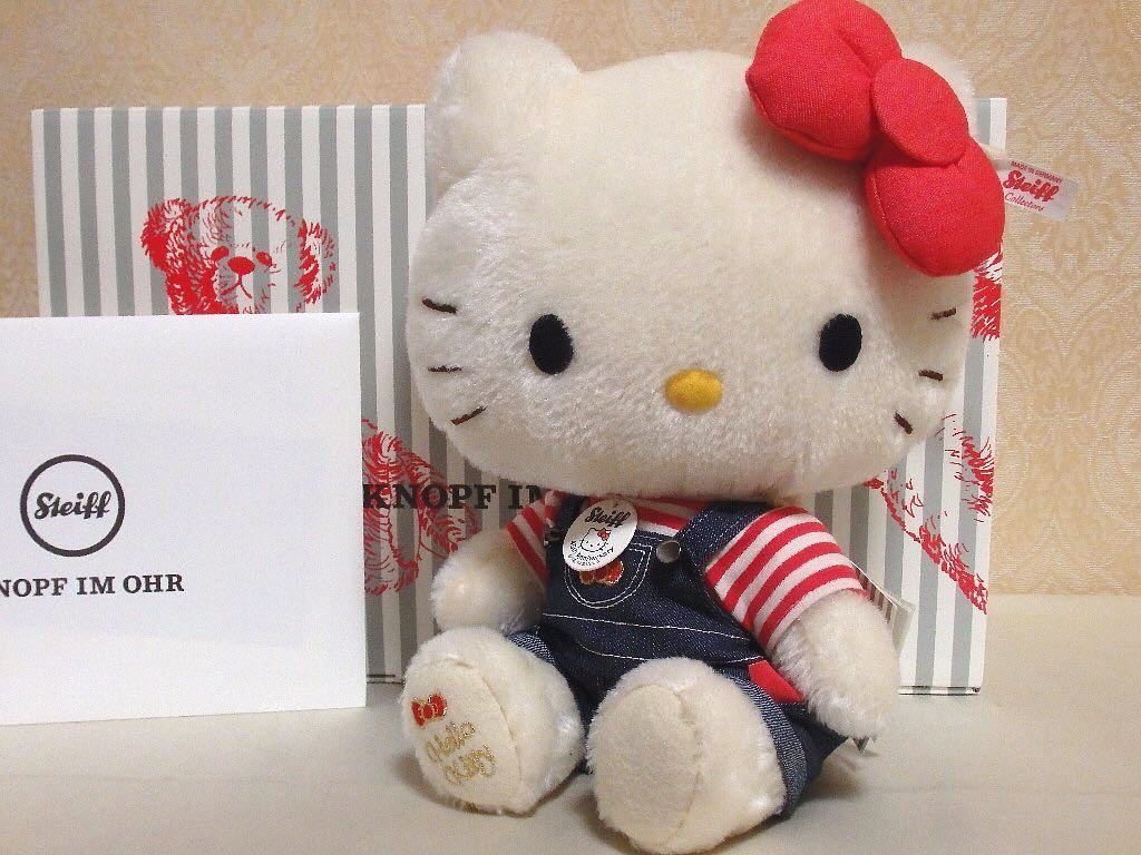 ハローキティ steiff シュタイフドール 誕生45周年 限定 コラボ 高級