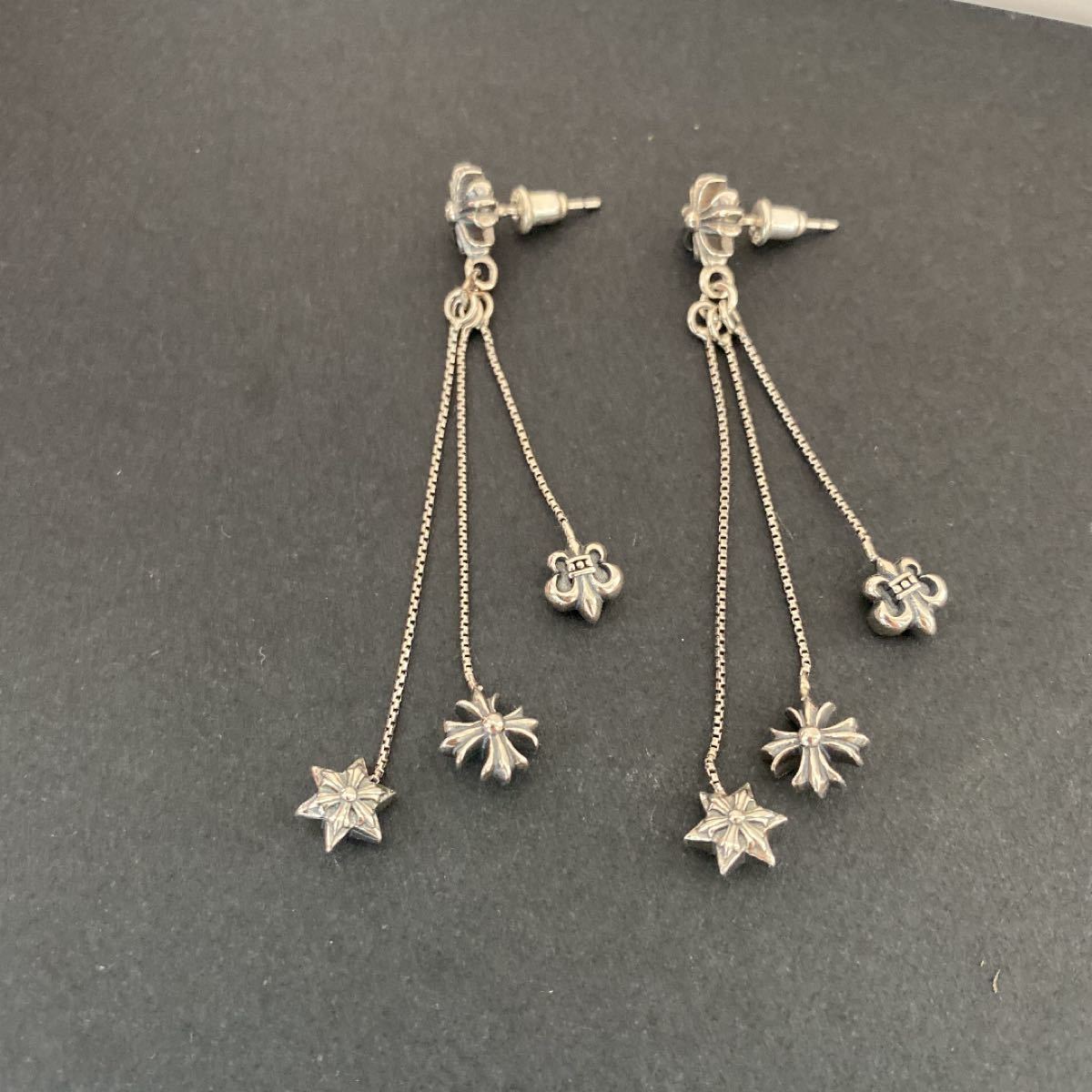 シルバー925 ピアス JOJOイヤリング ジョジョピアス クロスピアス
